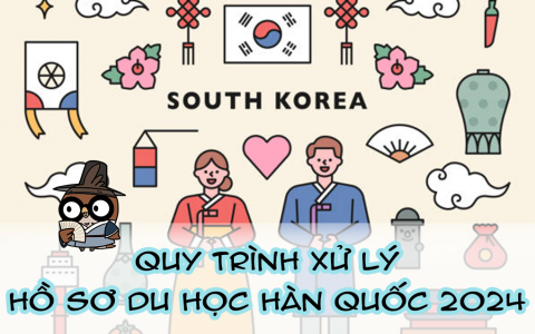 QUY TRÌNH XỬ LÝ HỒ SƠ DU HỌC HÀN QUỐC MỚI NHẤT 2024 