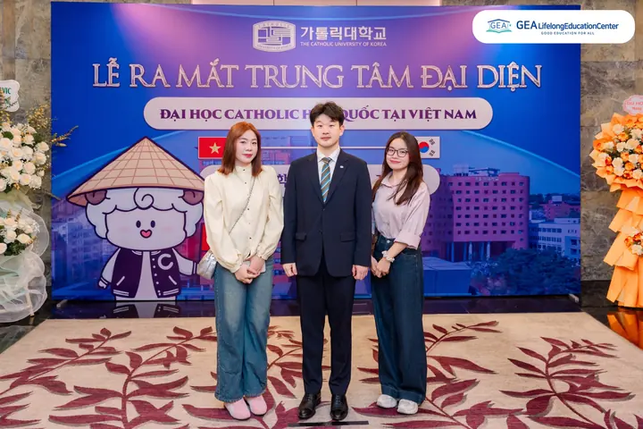 Catholic University of Korea representative office opening with GEA