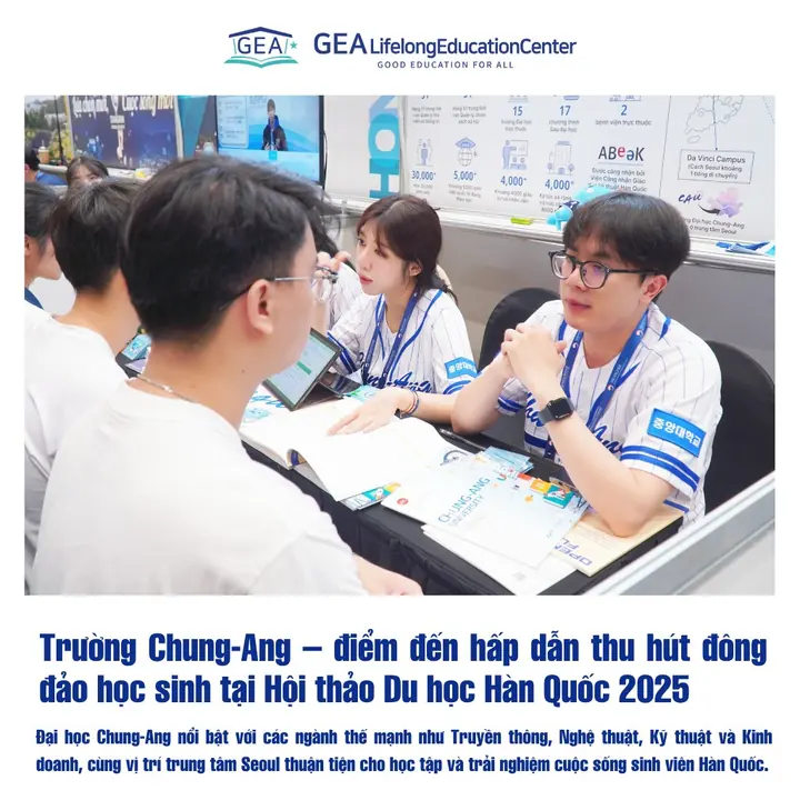 Chung-Ang University booth, Study in Korea fair 2025