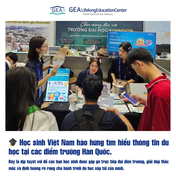 Ajou University booth, Study in Korea fair 2025